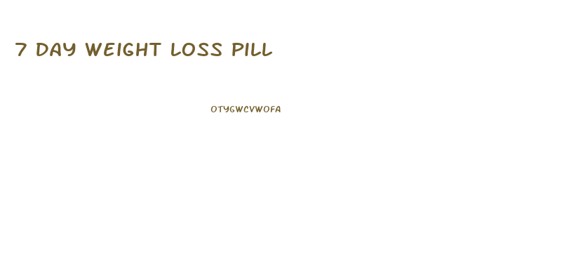 7 Day Weight Loss Pill 