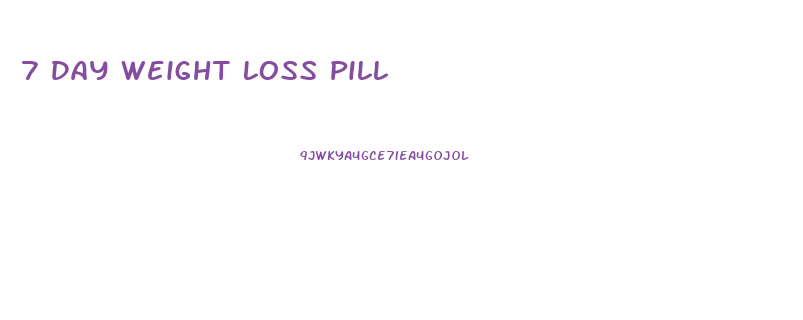 7 Day Weight Loss Pill