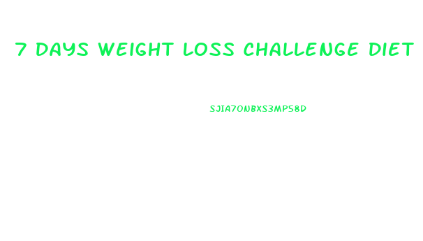 7 Days Weight Loss Challenge Diet