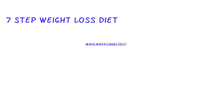 7 Step Weight Loss Diet