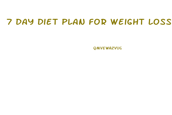 7 day diet plan for weight loss free vegetarian