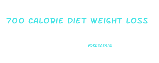 700 calorie diet weight loss