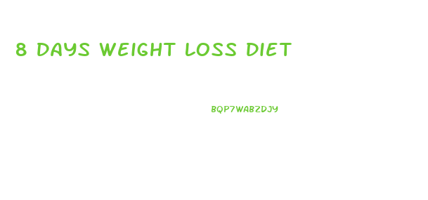 8 Days Weight Loss Diet