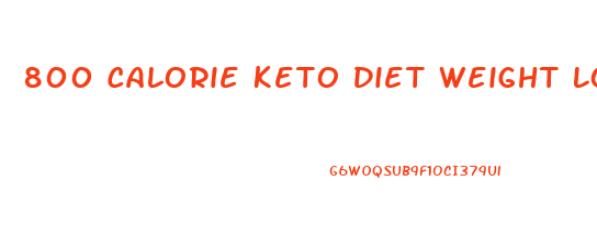 800 Calorie Keto Diet Weight Loss