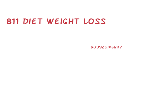 811 Diet Weight Loss