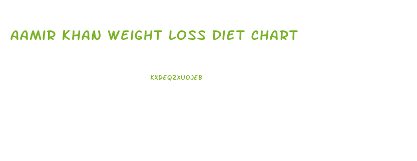 Aamir Khan Weight Loss Diet Chart