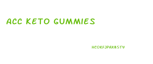 Acc Keto Gummies