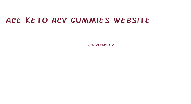 Ace Keto Acv Gummies Website