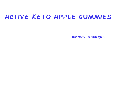 Active Keto Apple Gummies