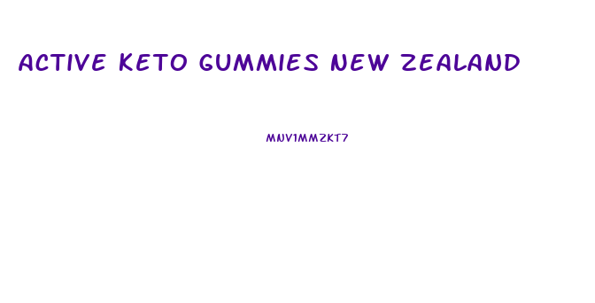 Active Keto Gummies New Zealand