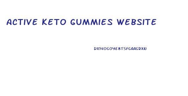 Active Keto Gummies Website