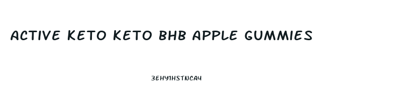 Active Keto Keto Bhb Apple Gummies