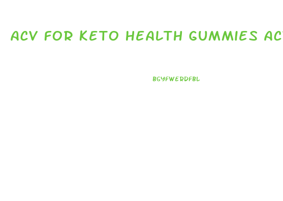 Acv For Keto Health Gummies Acvbhb 750mg