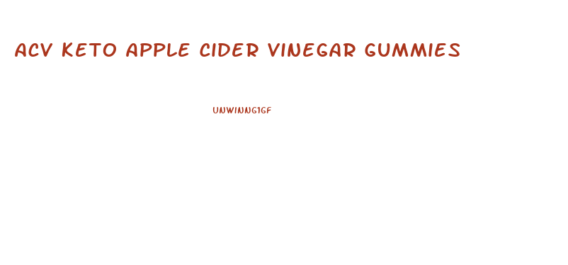 Acv Keto Apple Cider Vinegar Gummies