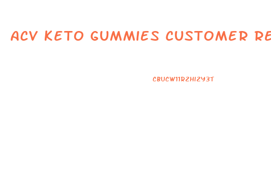 Acv Keto Gummies Customer Reviews