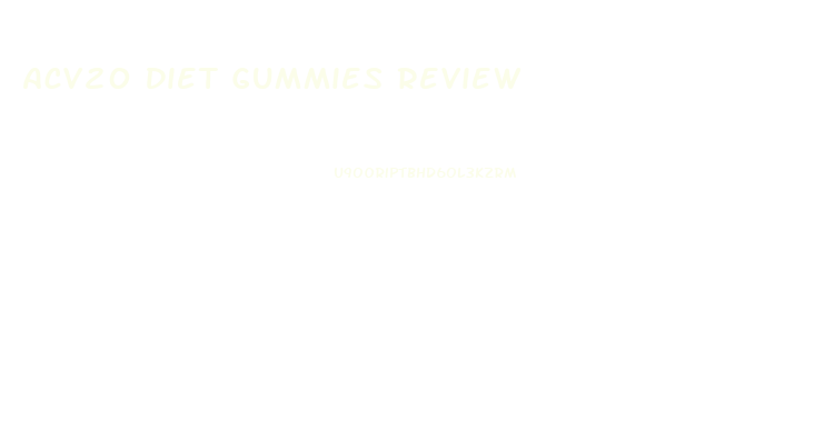 Acv20 Diet Gummies Review