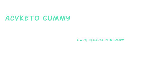 Acvketo Gummy