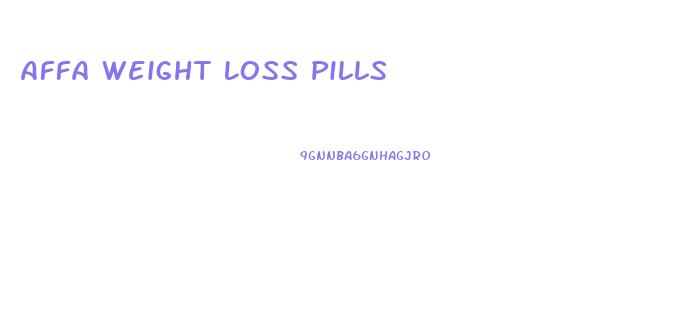 Affa Weight Loss Pills