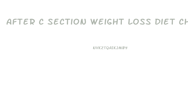 After C Section Weight Loss Diet Chart