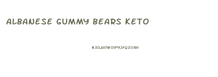 Albanese Gummy Bears Keto