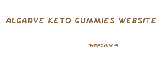 Algarve Keto Gummies Website