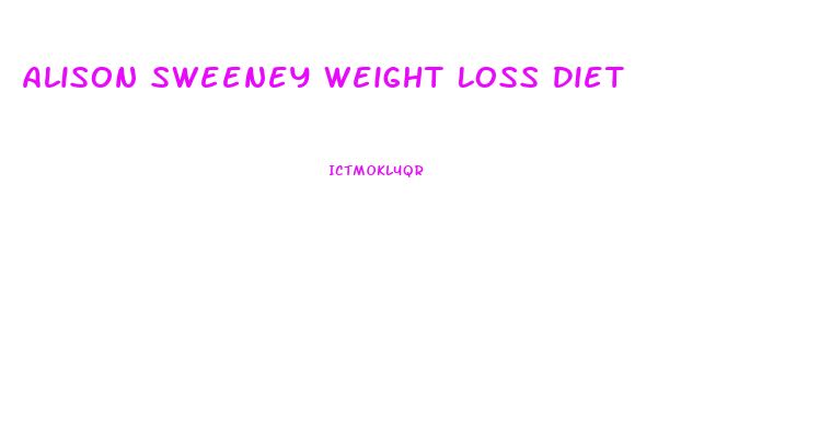 Alison Sweeney Weight Loss Diet