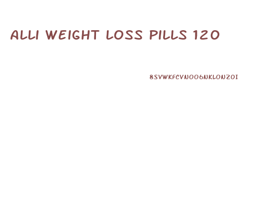 Alli Weight Loss Pills 120