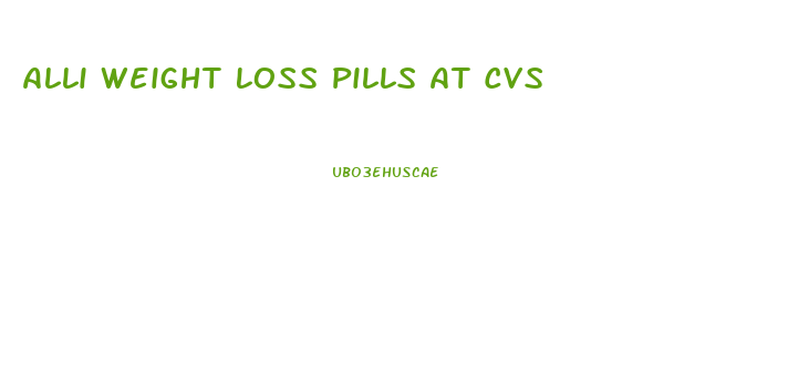 Alli Weight Loss Pills At Cvs