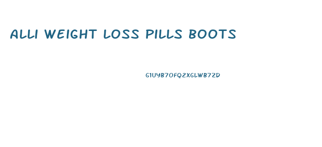 Alli Weight Loss Pills Boots