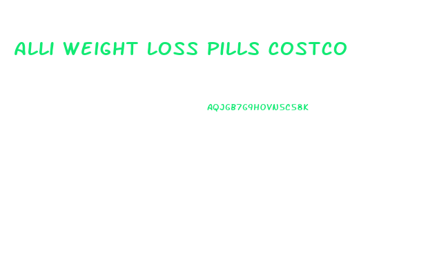 Alli Weight Loss Pills Costco