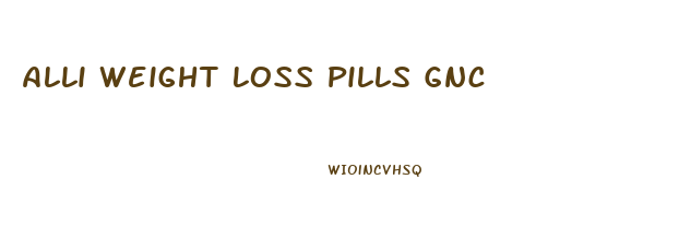 Alli Weight Loss Pills Gnc