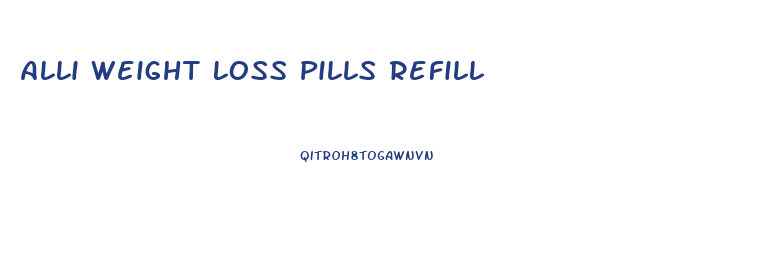 Alli Weight Loss Pills Refill