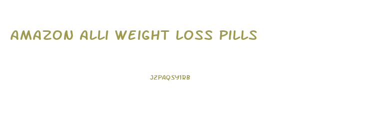 Amazon Alli Weight Loss Pills