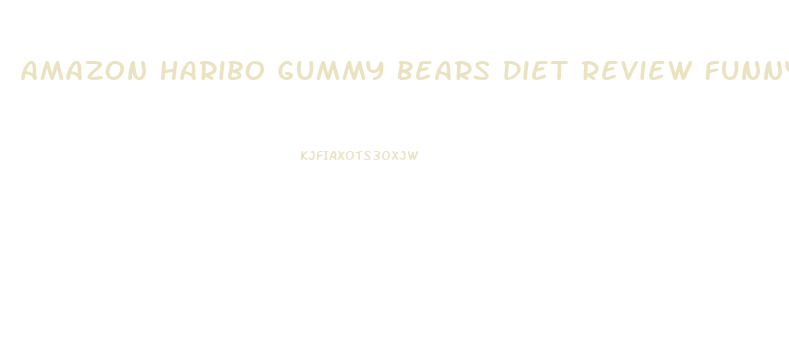 Amazon Haribo Gummy Bears Diet Review Funny