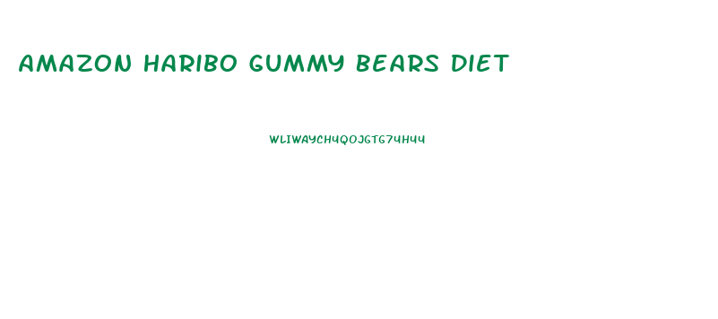 Amazon Haribo Gummy Bears Diet