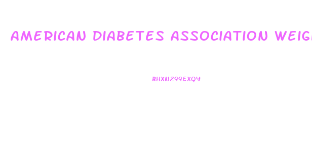 American Diabetes Association Weight Loss Diet
