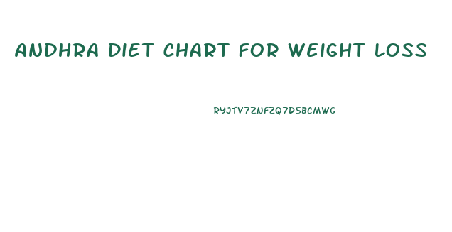 Andhra Diet Chart For Weight Loss