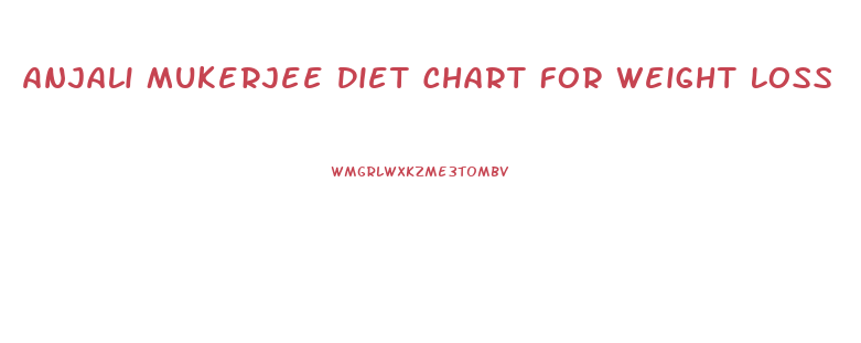 Anjali Mukerjee Diet Chart For Weight Loss