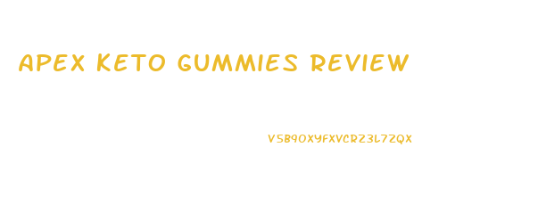 Apex Keto Gummies Review