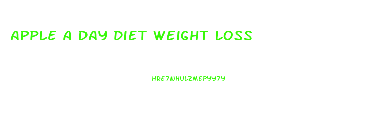 Apple A Day Diet Weight Loss