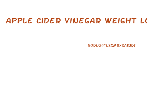 Apple Cider Vinegar Weight Loss Diet Recipe