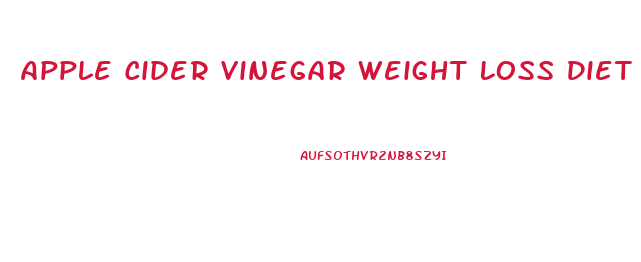 Apple Cider Vinegar Weight Loss Diet Recipe