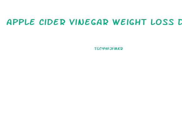 Apple Cider Vinegar Weight Loss Diet