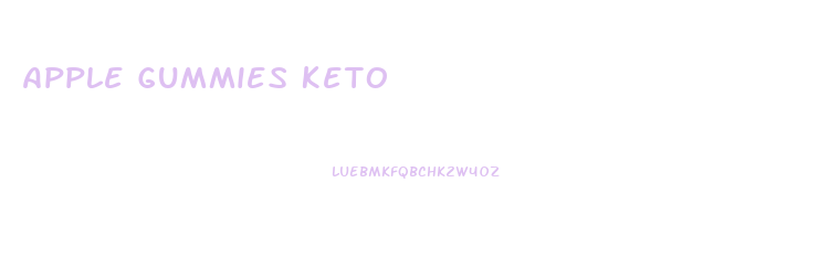 Apple Gummies Keto