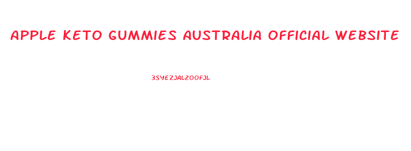 Apple Keto Gummies Australia Official Website