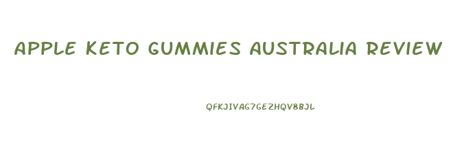 Apple Keto Gummies Australia Review