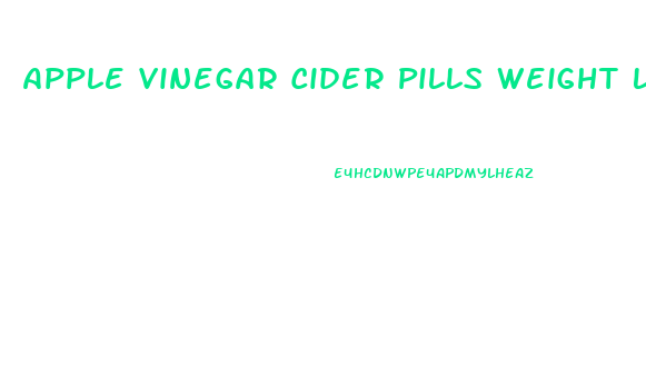 Apple Vinegar Cider Pills Weight Loss