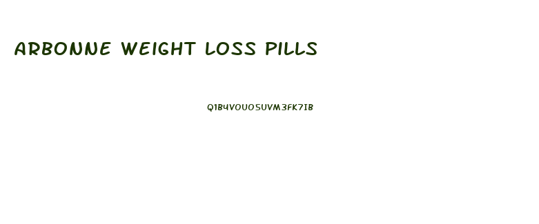 Arbonne Weight Loss Pills