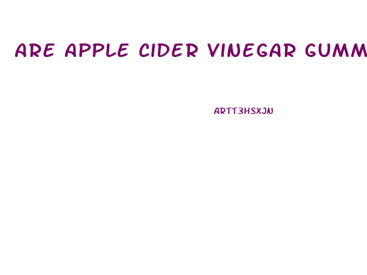 Are Apple Cider Vinegar Gummies Keto Friendly